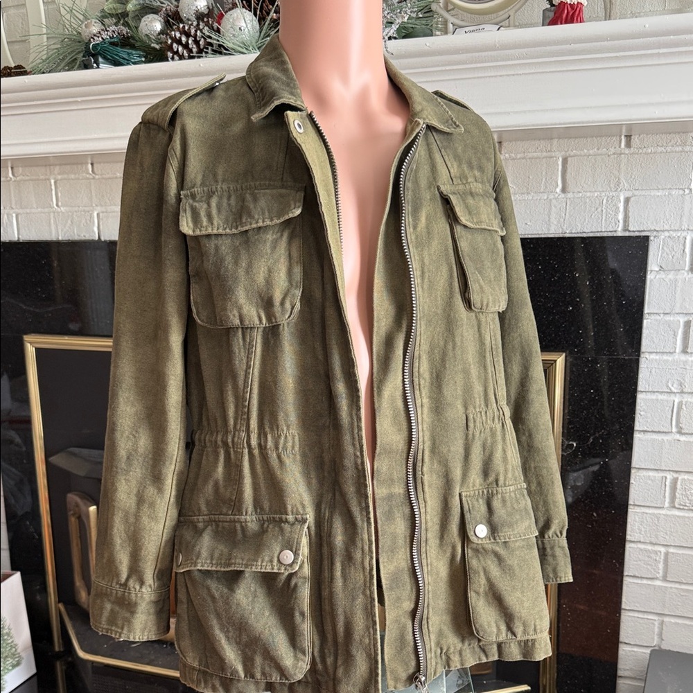 Hummingbird Olive Utility Jacket - Picture 2 of 9